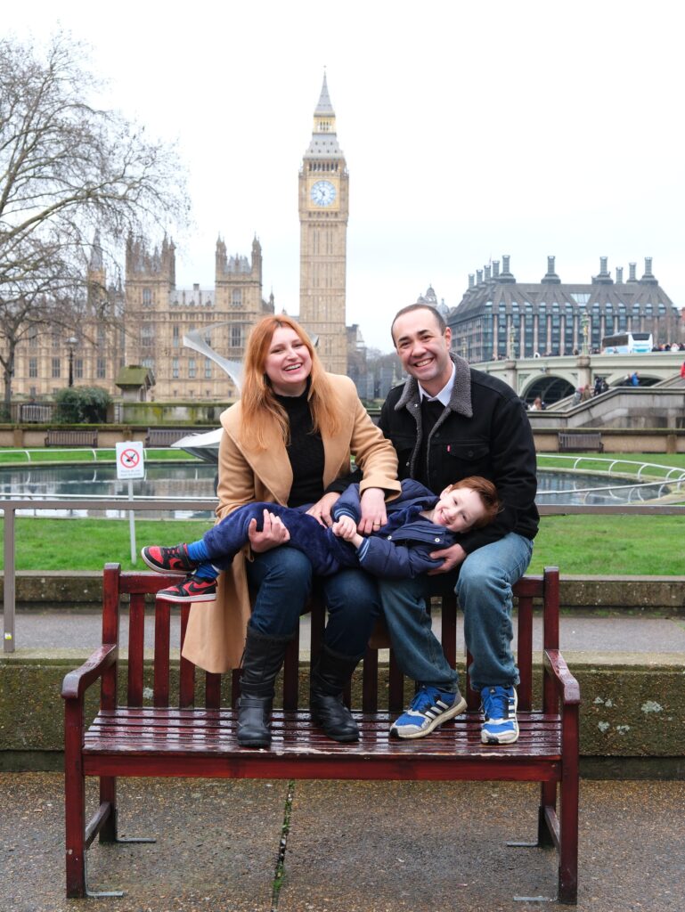 Fotografia pessoal da Jéssica durante viagem a Londres